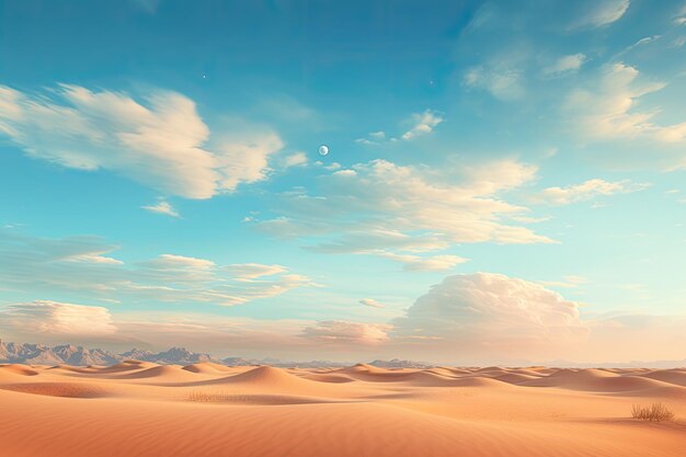 Photo desert dreams endless sands and skies