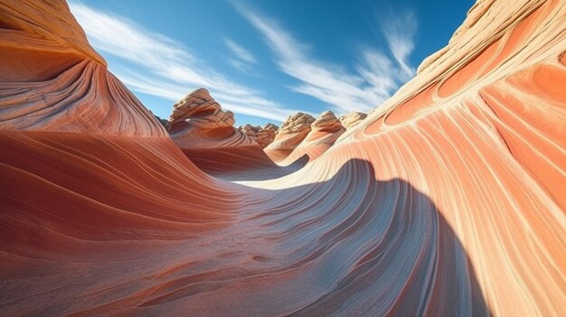 Photo desert dreams a vibrant exploration of arid landscapes and abstract wonders