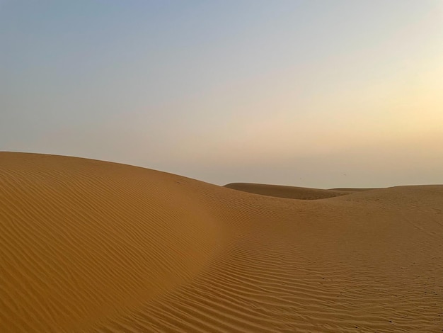 Desert dune sand sunset