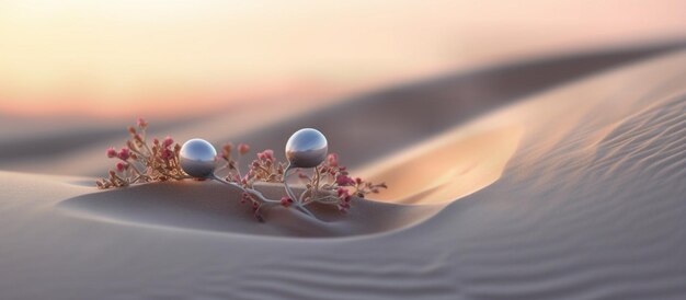 Foto dune del deserto di notte