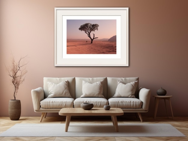 Premium AI Image  Framing Your Art with Style The Elegance of an