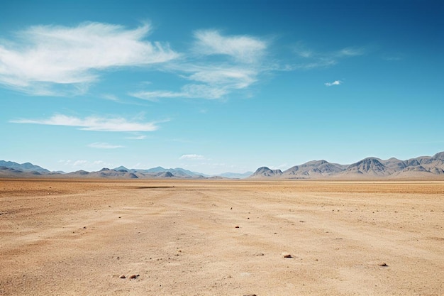 Photo the desert is the only desert in the world