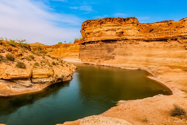 Photo desert landscape background