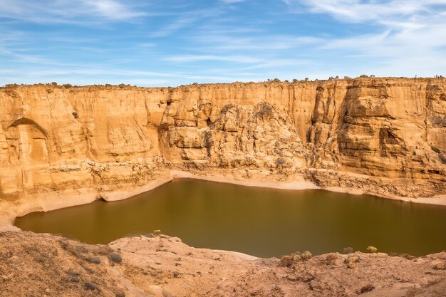 Photo desert landscape background