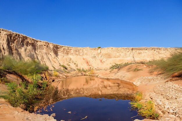 Photo desert landscape background