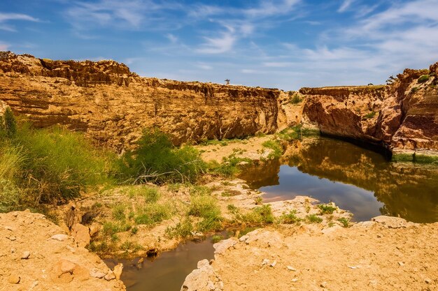 Photo desert landscape background