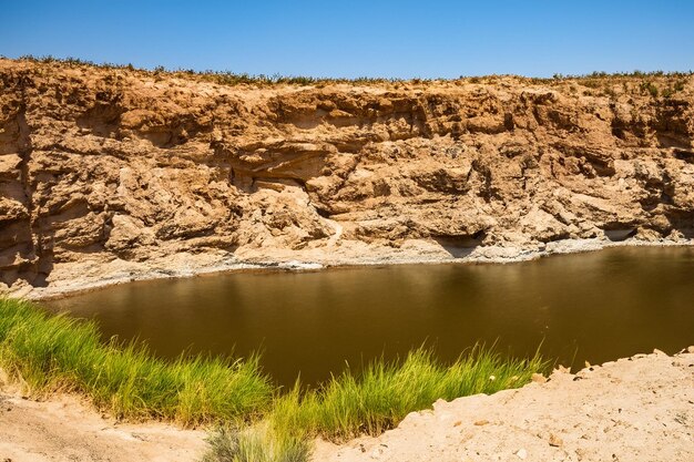 Photo desert landscape background