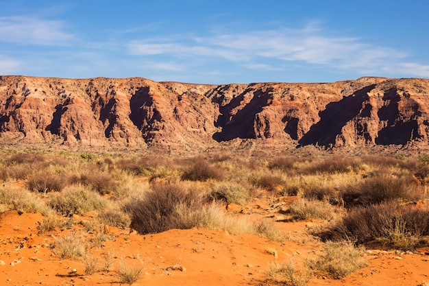 Photo desert landscape background