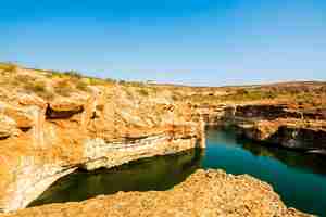 Photo desert landscape background