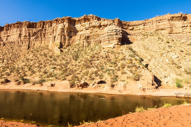 Photo desert landscape background