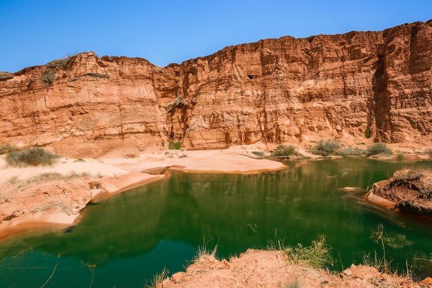 Photo desert landscape background