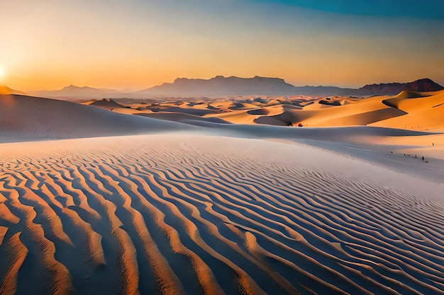 The desert landscape of the desert is seen in the desert