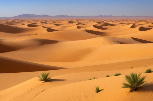 Desert landscape generative AI