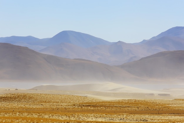 自然の砂漠の風景