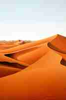 Photo desert landscape sand dunes