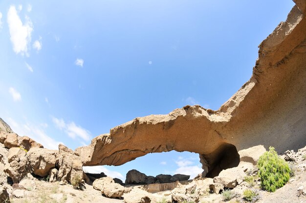 Desert landscape in Tenerife Canary Islands Spain