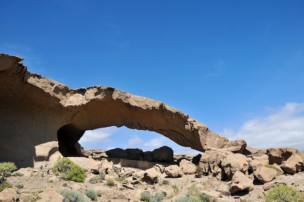 Desert landscape in Tenerife Canary Islands Spain