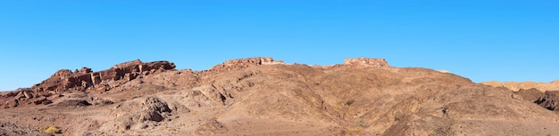 Desert and mountain canyons in Eilat