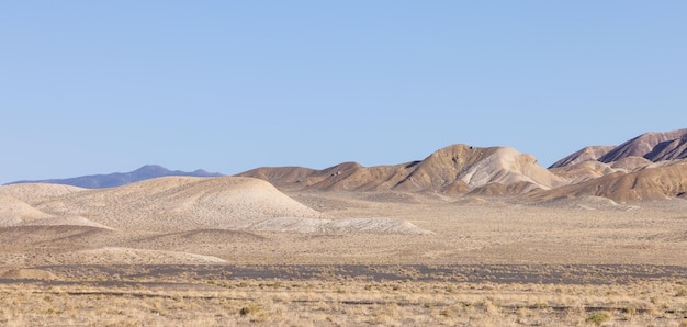 Desert Mountain Nature Landscape Sunny Blue Sky