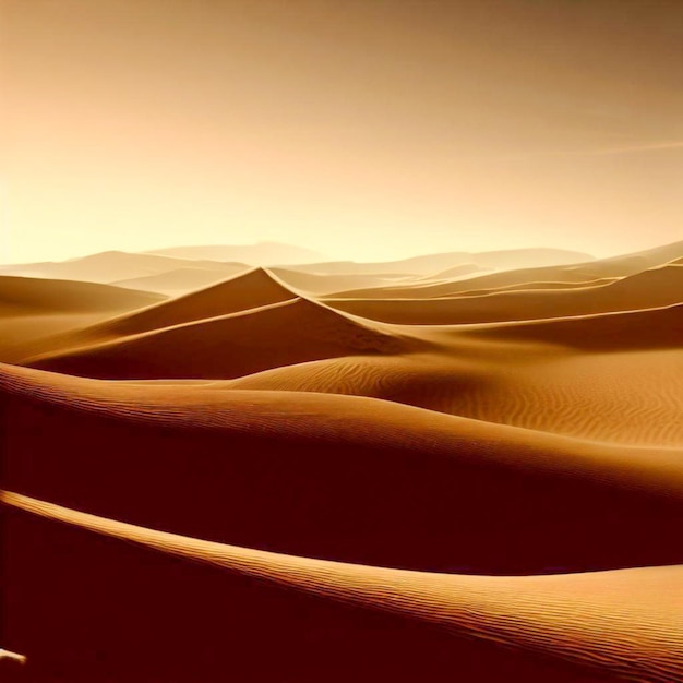 砂漠の山の砂