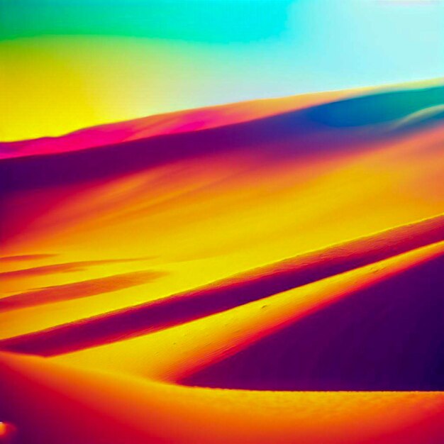 Desert mountain sand
