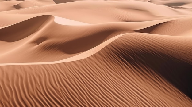 Естественный фон пустыни Иллюстрация AI GenerativexA