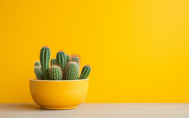 Desert plant in a ceramic dish