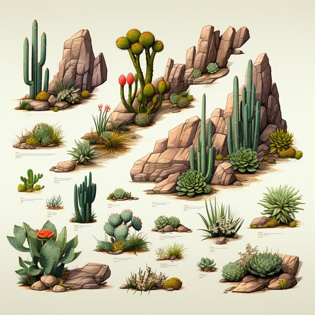 Photo desert plants