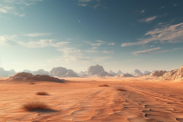 A desert road disappearing into the distant sand d 00173 01