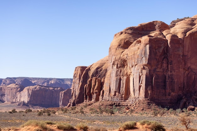 Desert rocky mountain american landscape