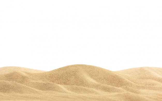 Photo desert sand isolated