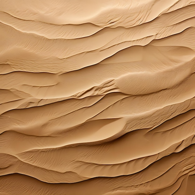 Foto la consistenza delle onde di sabbia del deserto