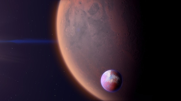 Desert type exoplanet