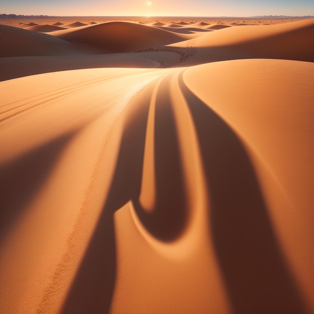 Foto paesaggio deserto