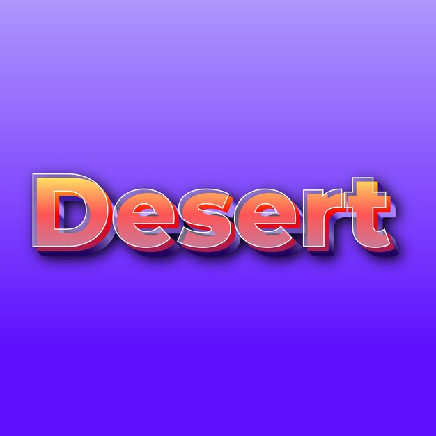 Photo deserttext effect jpg gradient purple background card photo