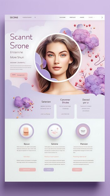 Photo design of acne spot treatment tube with a clinical and professional de web poster flyer menu art