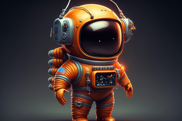 Design of an astronaut mascot