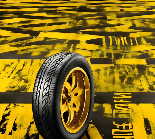 Photo design background illustration tire grunge