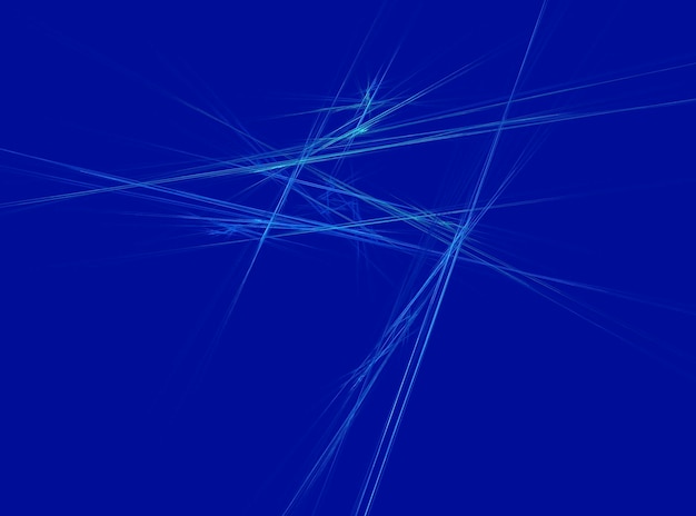 Photo design background made with fractal shapes in electric blue color, modern and futuristic design for advertising