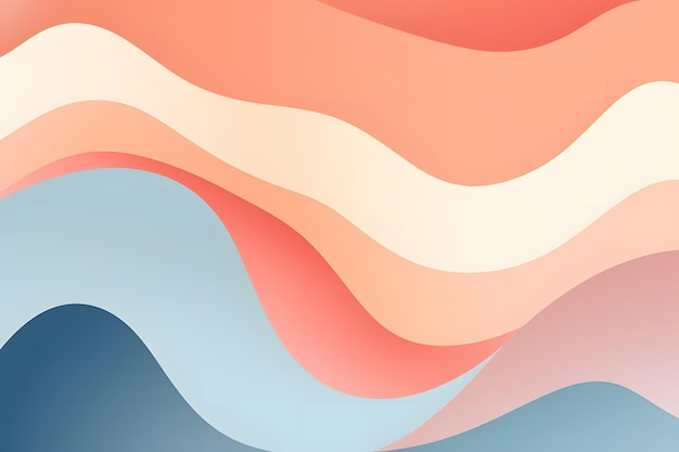 Photo a design background with abstract shape in pastel minimalist backgrounds