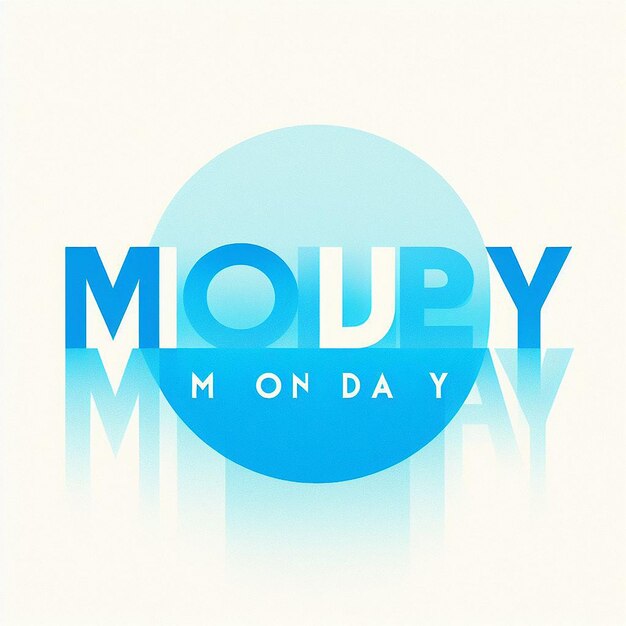 Photo design for blue monday event