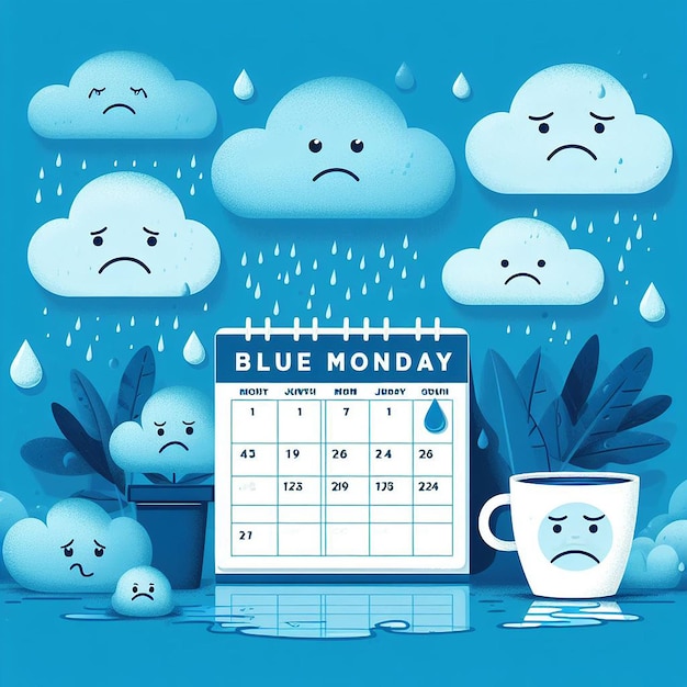 Design for Blue Monday event