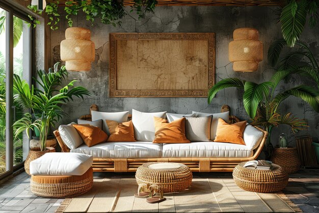 design boho interior and rustic theme inspiration ideas