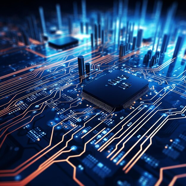 design in the concept of electronic circuit boards