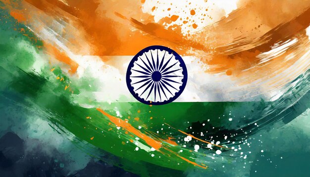 Photo design a creative and imaginative interpretation of the indian flag indian republic day independen