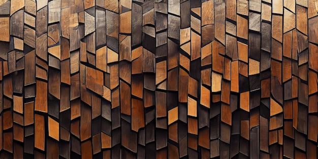 Design of dark wood background. 3D illustration. Brown wood texture. Abstract wood texture