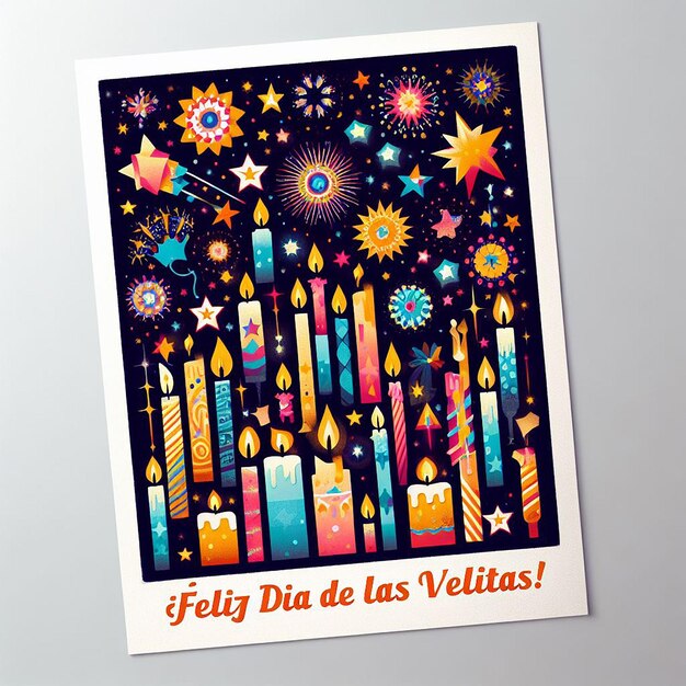 Photo design for dia de las velitas