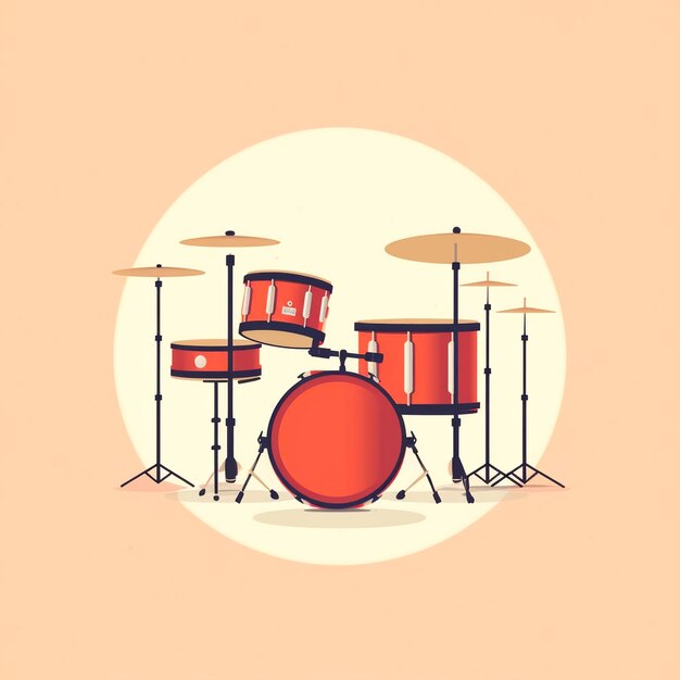 Photo design of drums