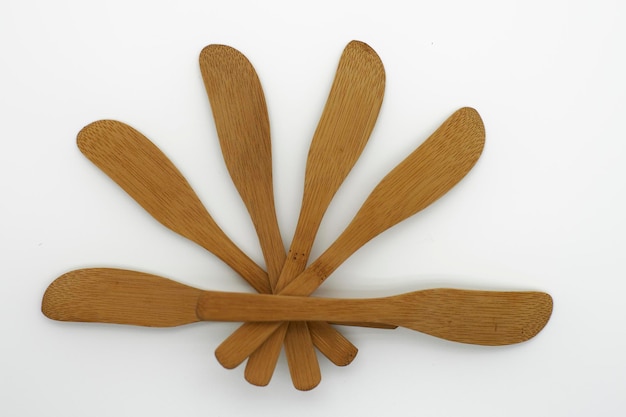 Design of a flower with wooden spreaders