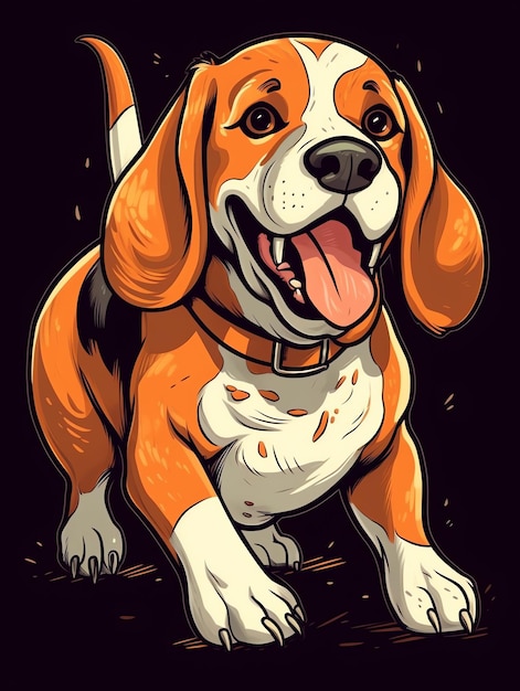 design a fun and unique look with our Beagle Tshirt and sticker designs Perfect for dog lovers